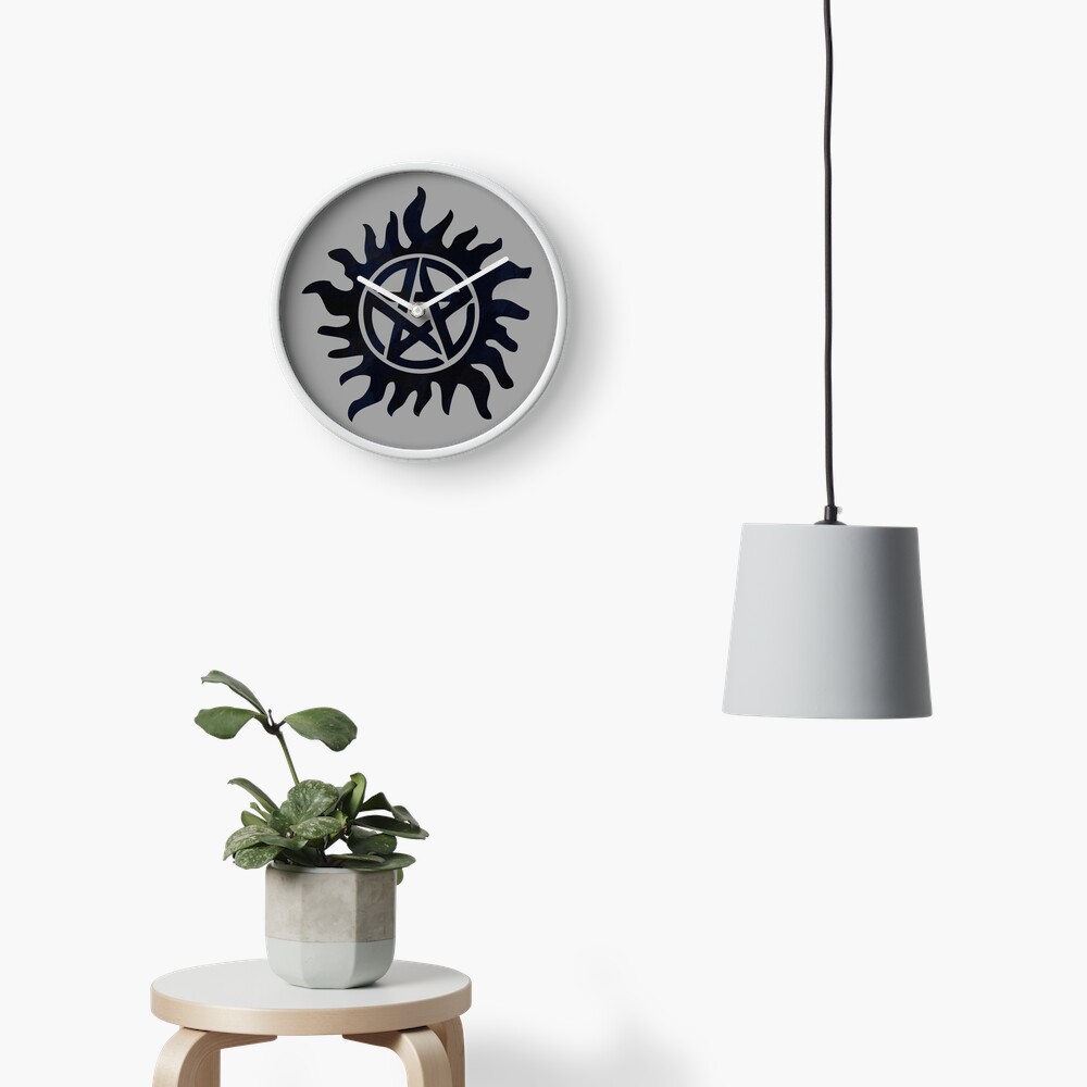 Supernatural tattoo Clock