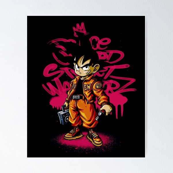 Download Awesome Supreme Drip Goku Digital Art Wallpaper