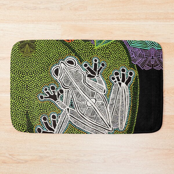 Item preview, Frog aboriginal art  designed and sold by chanchan79.