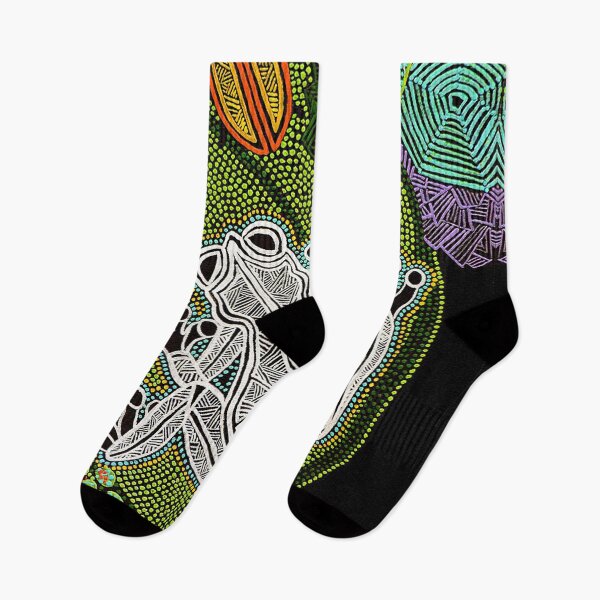 Item preview, Frog aboriginal art  designed and sold by chanchan79.