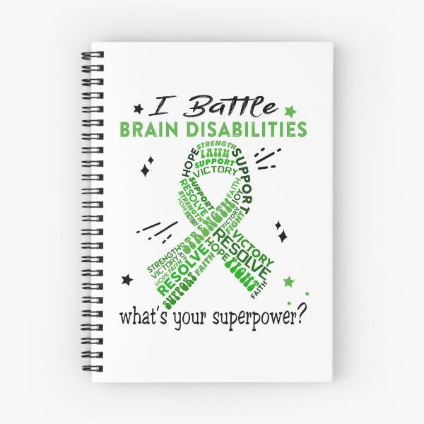 Item preview, Brain Disabilities Warrior, I Battle Brain Disabilities What's Your Superpower? designed and sold by Greggwillard.