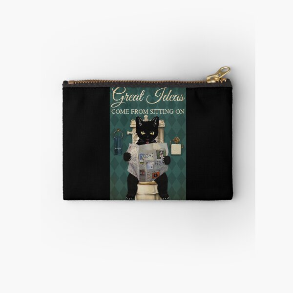 Item preview, Restroom Great Ideas Come From sitting on Cat lover designed and sold by TeganCrafford.