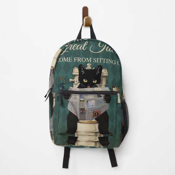Item preview, Restroom Great Ideas Come From sitting on Cat lover designed and sold by TeganCrafford.