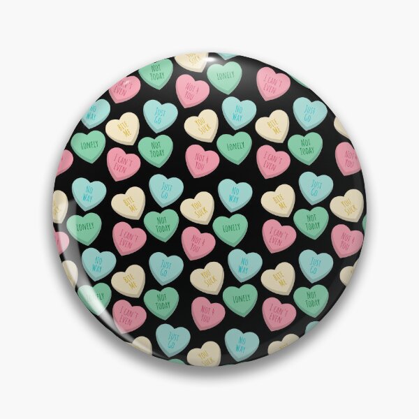Item preview, Copy of Hateful Hearts Print on Black designed and sold by PinHookPrincess.