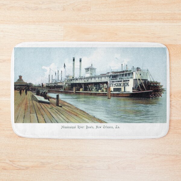 Item preview, 1905 RIverboats in New Orleans Louisiana  designed and sold by historicimage.