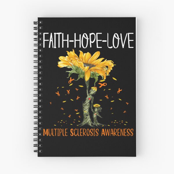 Artikelvorschau, Bewusstsein für Multiple Sklerose - Sunflower Faith Hope Love entworfen und verkauft von Hilten.