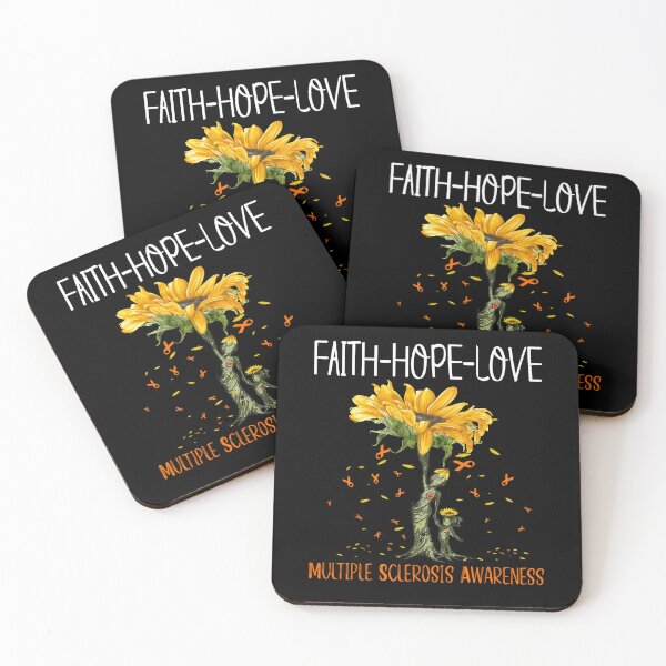 Item preview, Multiple Sclerosis Awareness - Sunflower Faith Hope Love designed and sold by Hilten.