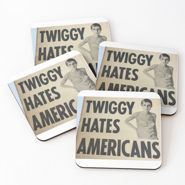 Item preview, TWIGGY HATES AMERICANS designed and sold by audreytallulah.