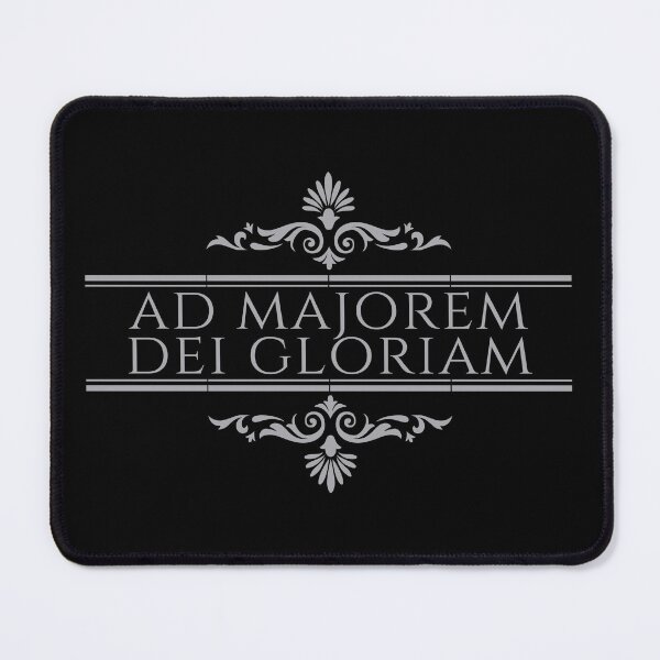 Item preview, Ad Majorem Dei Gloriam - AMDG - Gothic - Christian - Jesuit - Silver designed and sold by ElementJourney.