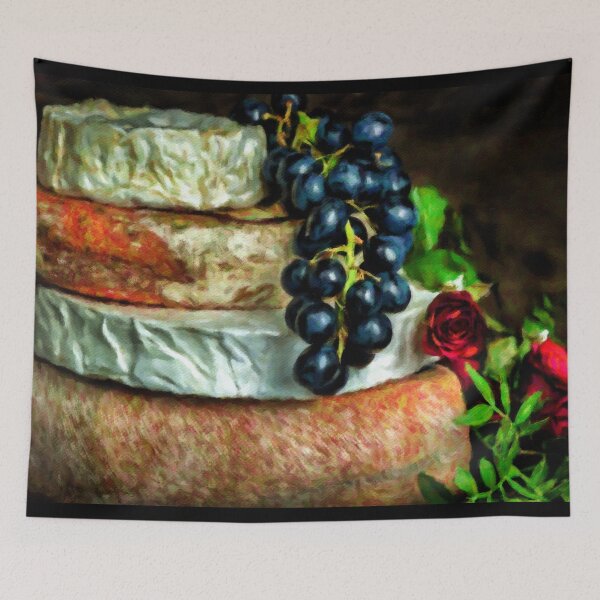Item preview, Cheese, Fruit and Roses designed and sold by Susan Maxwell Schmidt.
