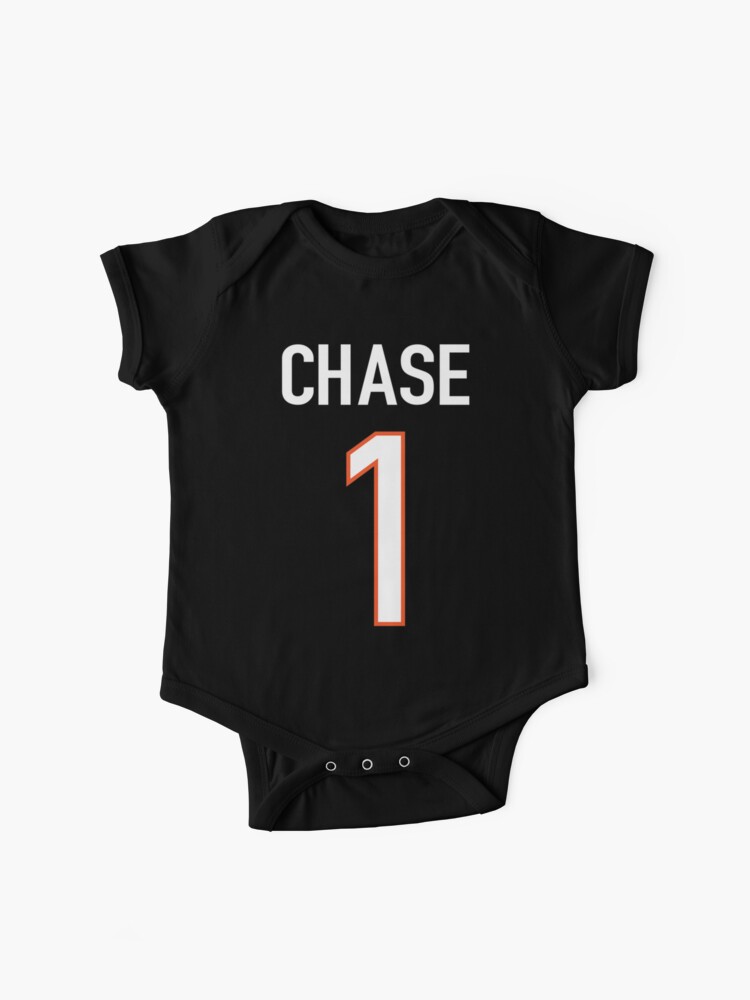 Ja_Maar Chase Black Bengals Jersey - 1  Baby One-Piece for Sale