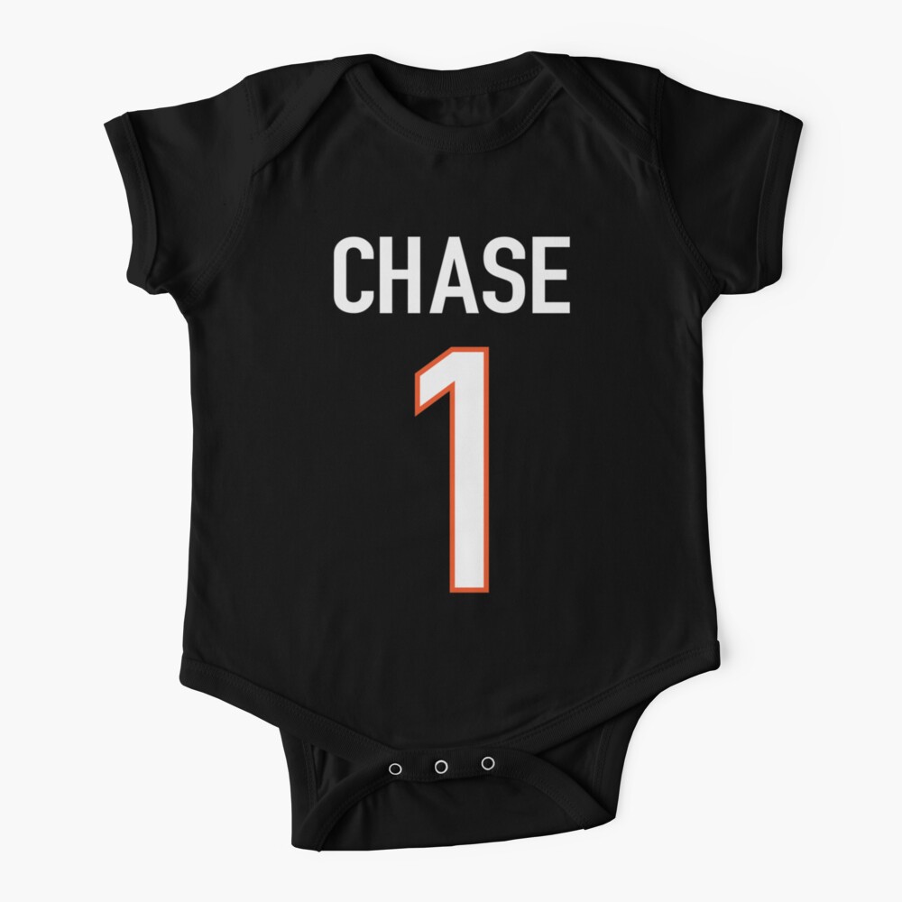 Ja'Marr Chase Orange Bengals Jersey - #1 Kids T-Shirt for Sale by djstagge