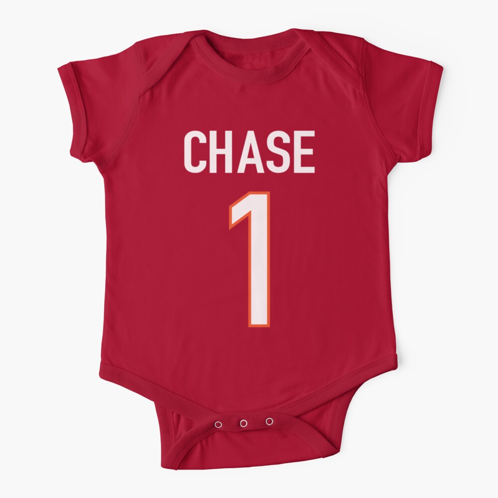 Ja_Maar Chase Black Bengals Jersey - 1  Baby One-Piece for Sale