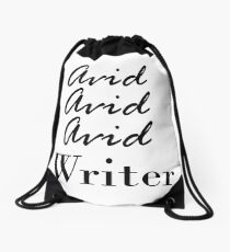 Avid Writer Drawstring Bag