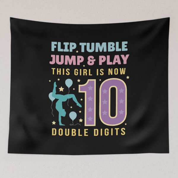 Item preview, Kids It's My 10th Birthday Gymnastics Birthday Party 10 Years Old design designed and sold by Merchking1.