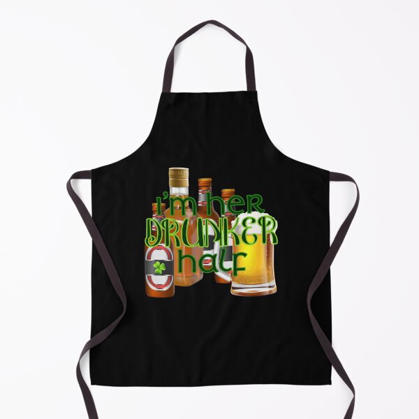 Item preview, I’m Her Drunker Half! St. Paddy’s! (on Black) designed and sold by PawsitiveMum.