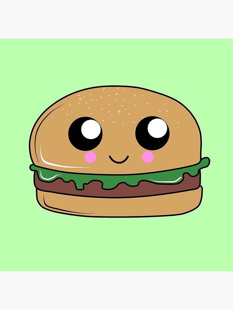 Bolsa «hamburguesa kawaii» de zombiecake Redbubble