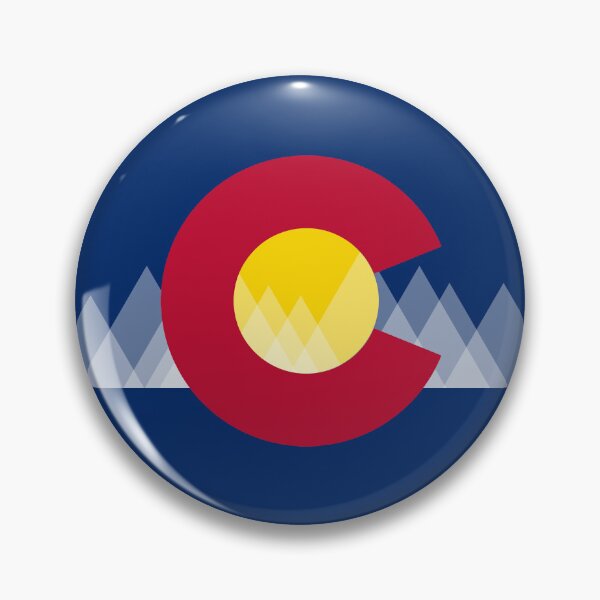 Item preview, Basic Geometric Mountain Traditional Colorado State Flag designed and sold by that5280lady.