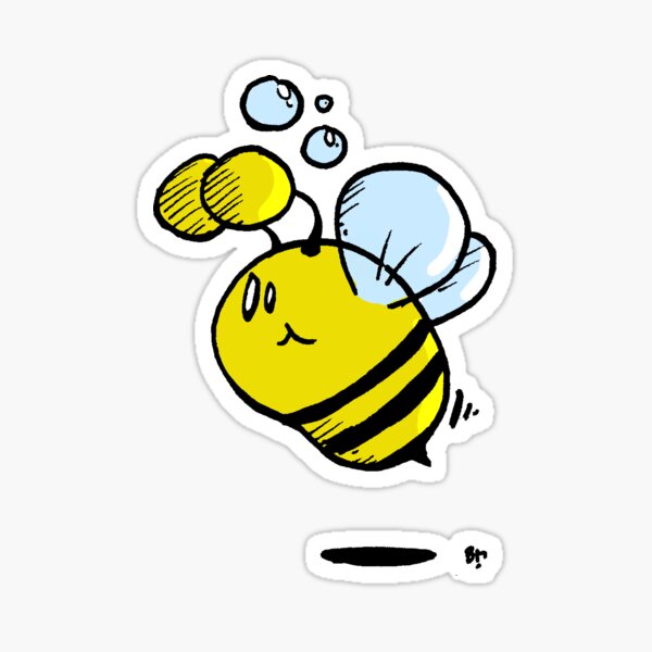 Bubble Bee - buzz.. Sticker