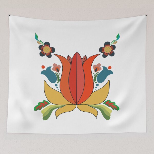 Item preview, Petrykivka Inspired Florals designed and sold by BrittHyndman1.