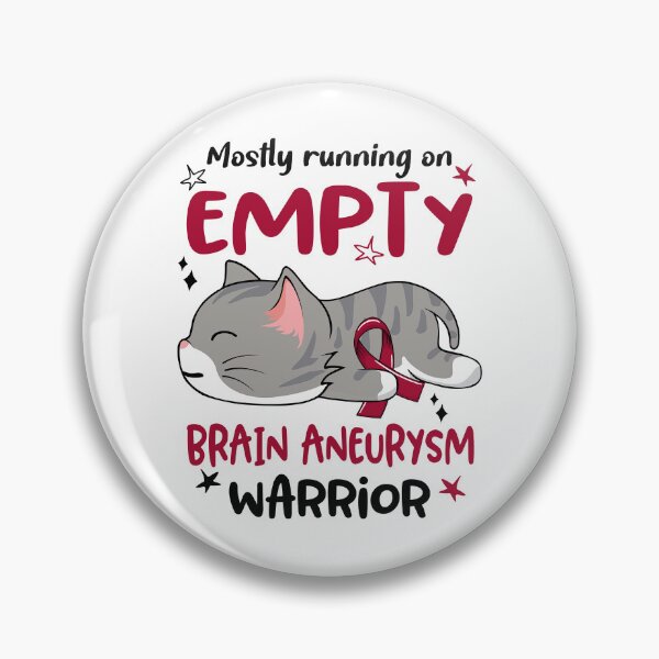 Item preview, Brain Aneurysm Awareness, Mostly Running on Brain Aneurysm Warrior designed and sold by Tammyilaria.