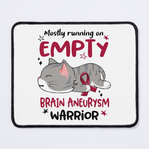 Item preview, Brain Aneurysm Awareness, Mostly Running on Brain Aneurysm Warrior designed and sold by Tammyilaria.