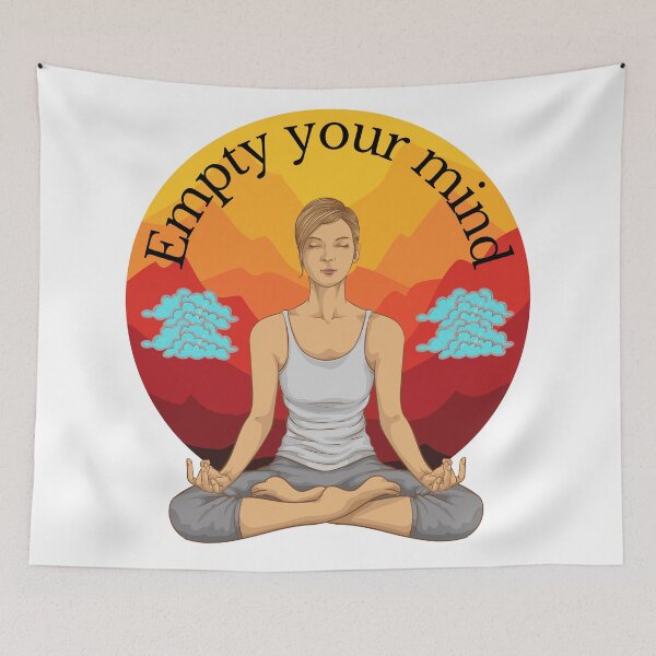 Item preview,  Meditate to relieve stress Meditation Lovers Design to help relieve stress designed and sold by Abstractdiva.