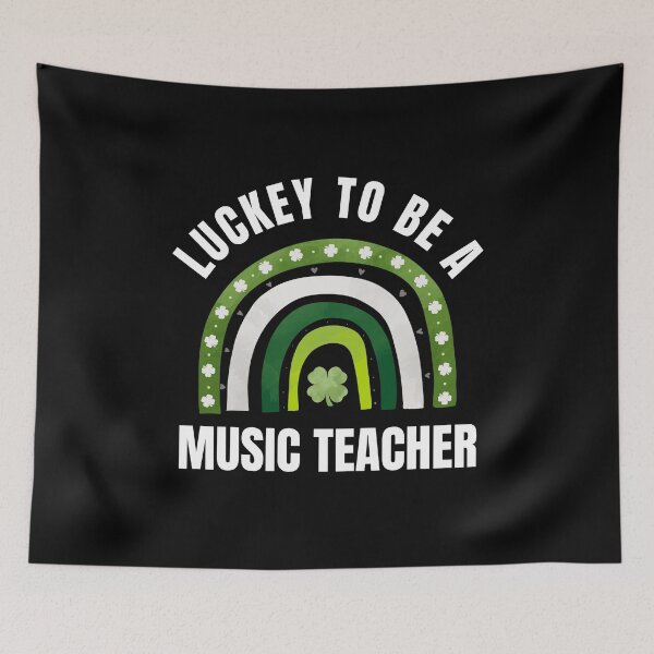 Item preview, Lucky To Be A Music Teacher For St Patricks Day Celebration And St Patricks Day Teacher - Luckiest Music Teacher Ever designed and sold by Funwithmusic.