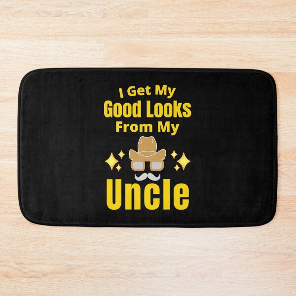 Item preview, I Get My Good Looks From My Uncle - Funny Humorous Uncle Saying designed and sold by Delandor.