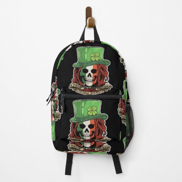 Item preview, Irish Eyes Sugar Skull Saint Patrick's Ginger designed and sold by GravitiTees.