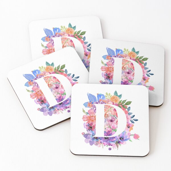 Item preview, Floral D designed and sold by Elle  Hazlett.