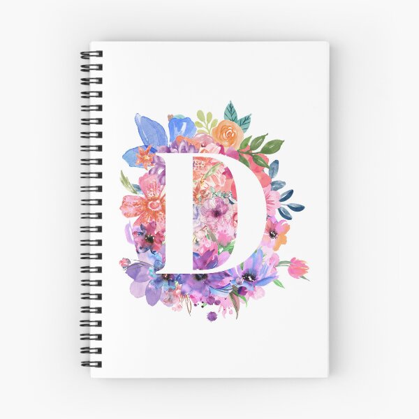 Item preview, Floral D designed and sold by Elle  Hazlett.