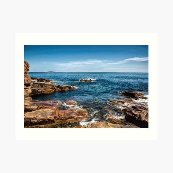 Craggy Coast Art Print