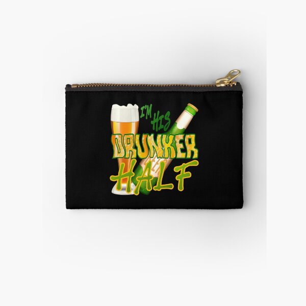 Item preview, I’m HIS Drunker Half! #2 (on Black) designed and sold by PawsitiveMum.