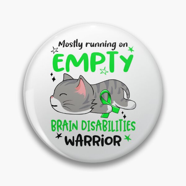 Item preview, Brain Disabilities Awareness, Mostly Running on Brain Disabilities Warrior designed and sold by Tammyilaria.
