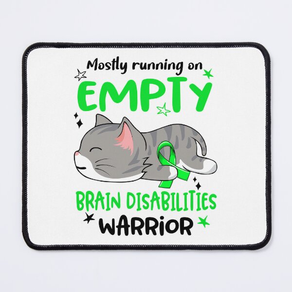 Item preview, Brain Disabilities Awareness, Mostly Running on Brain Disabilities Warrior designed and sold by Tammyilaria.