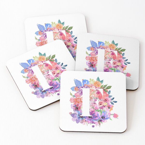 Item preview, Floral F designed and sold by Elle  Hazlett.