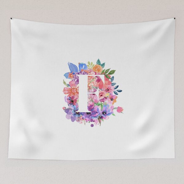 Item preview, Floral F designed and sold by Elle  Hazlett.