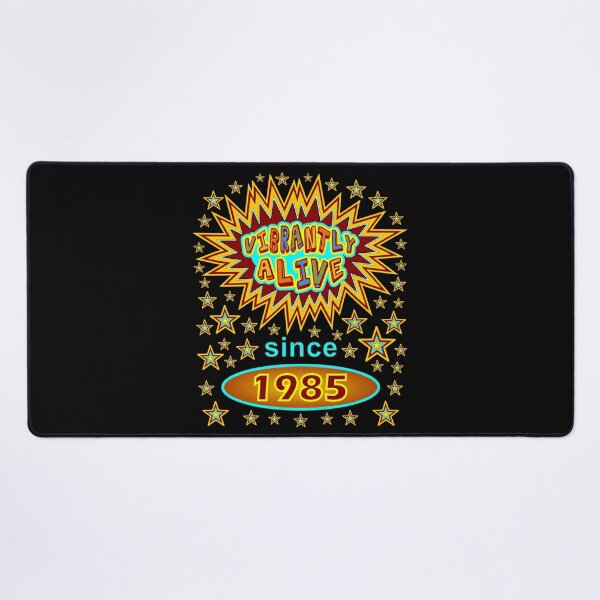 Item preview, Birthday 1985 Vibrantly Alive Since 1985 Birthday Stars Birth Year designed and sold by artfulnotebook.