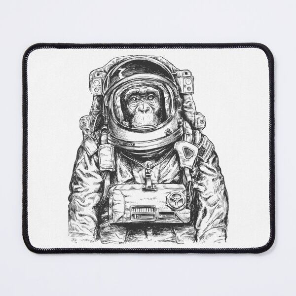 Item preview, Chimpanzee Monkeys and Apes in Space, Astronaut, designed and sold by Shop-ArtGallery.