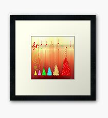 Christmas Trees Framed Print