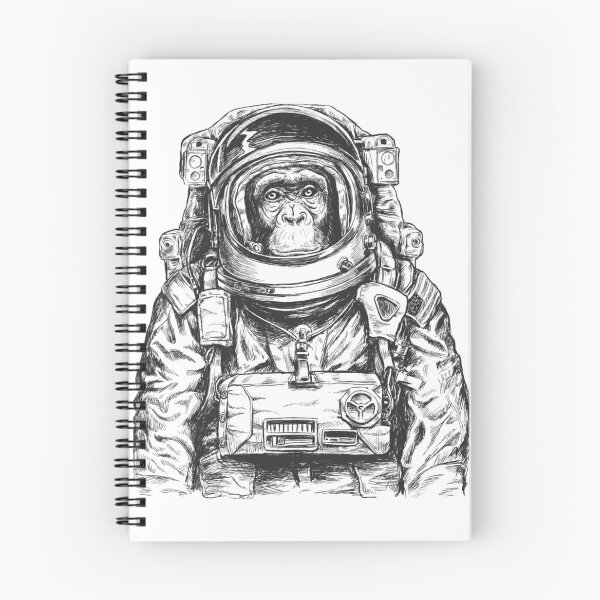 Item preview, Chimpanzee Monkeys and Apes in Space, Astronaut, designed and sold by Shop-ArtGallery.