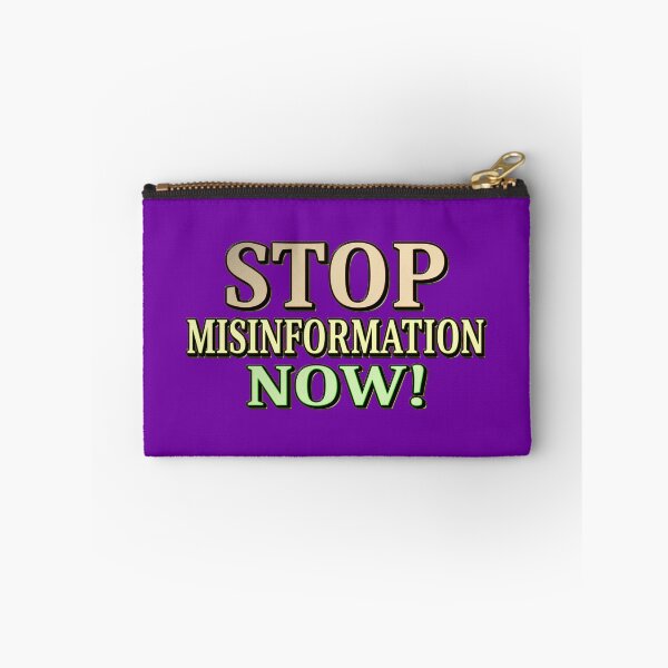 Item preview, "STOP MISINFORMATION" Cute Design. Buy Now designed and sold by Health And Fitness Posts e-Store.