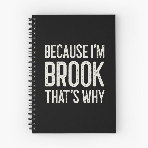 Item preview, Because I’m Brook That’s Why Funny Personalized Name designed and sold by MariosNydras.