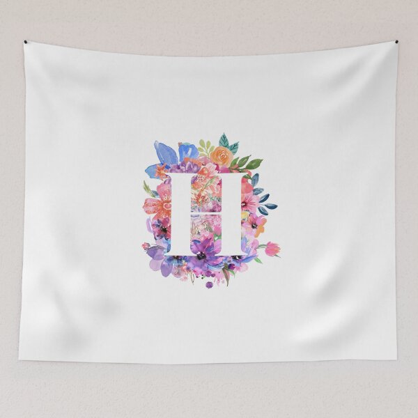 Item preview, Floral H designed and sold by Elle  Hazlett.