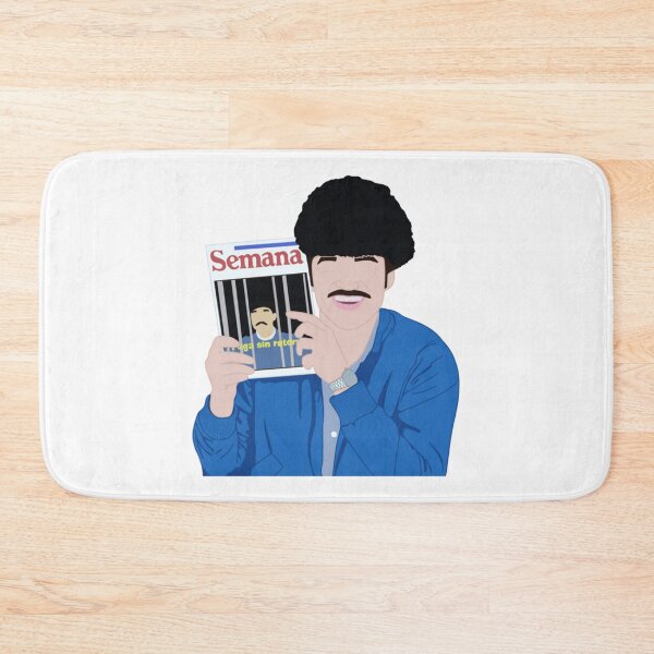 Item preview, javier peña con periódico designed and sold by CabezaDePescao.