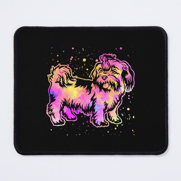 Item preview, Shihtzu Dog Watercolor pink designed and sold by Chapman88.