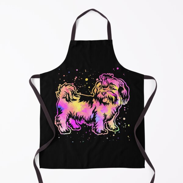 Item preview, Shihtzu Dog Watercolor pink designed and sold by Chapman88.