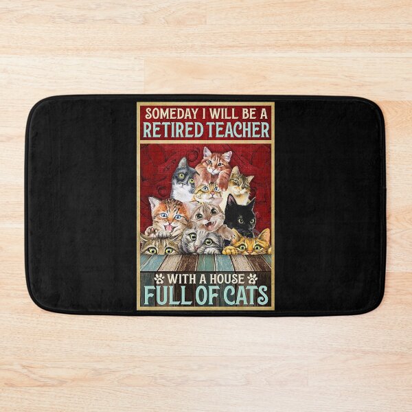 Item preview, Retired Teacher - Someday i will be a retired teacher with a house full of cats designed and sold by TeganCrafford.