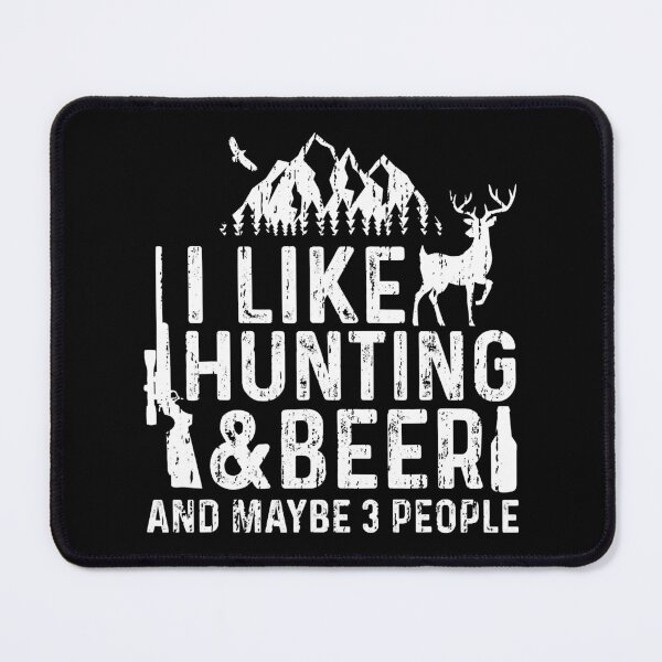 Item preview, I Like Hunting And Maybe 3 People designed and sold by RachaelEliezer.